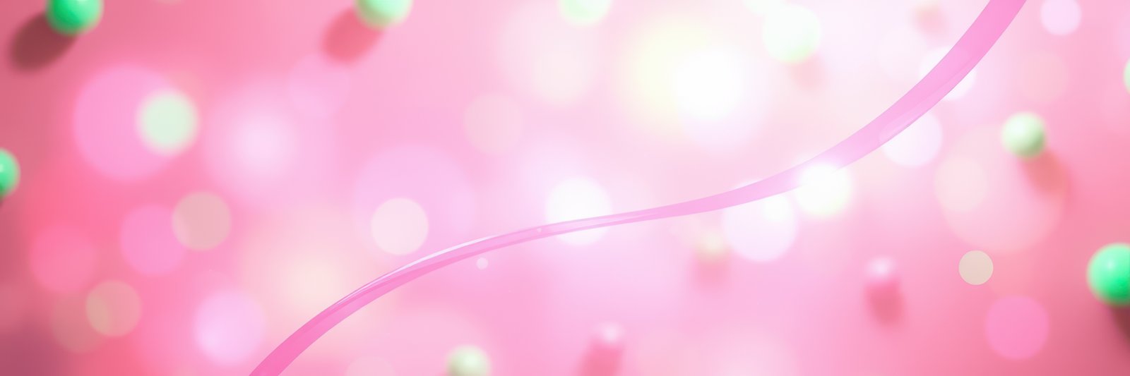Colorful abstract background with bubbles and light effects in shades of pink and green creating a vibrant atmosphere